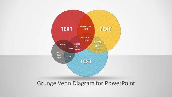 grunge venn diagram for powerpoint slidemodel numbers venn diagram
