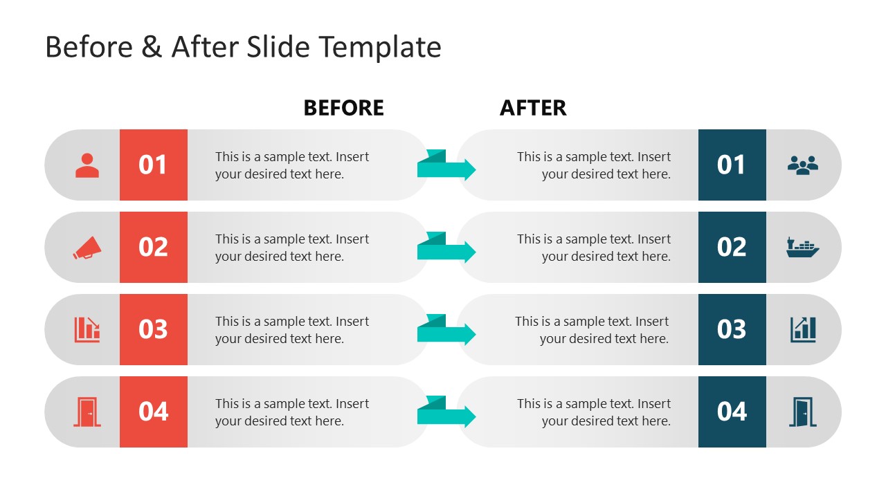 Before After PowerPoint Template Slides