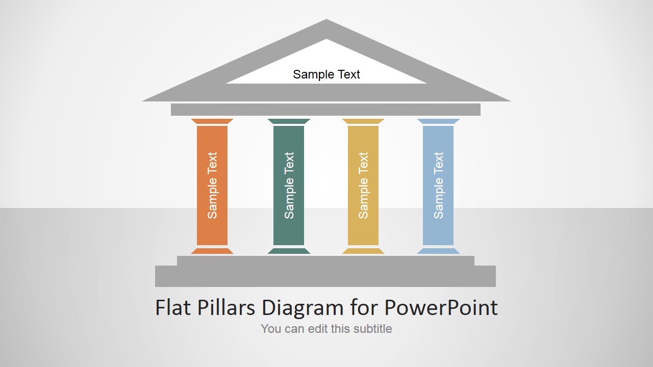 flat-pillars-diagram-for-powerpoint-slidemodel