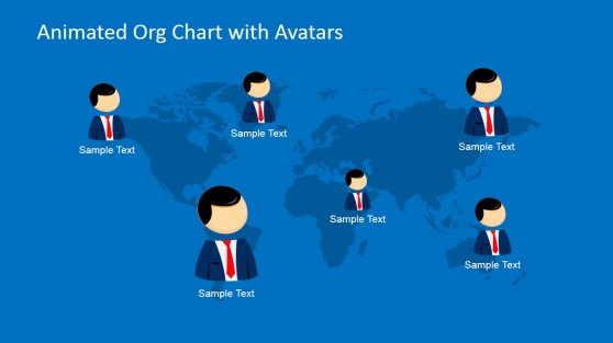 Animated Org Chart PowerPoint Template - SlideModel