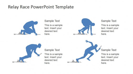 Relay Race PowerPoint Template - SlideModel