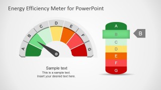 Energy Efficiency Meter Shapes For Powerpoint Slidemodel