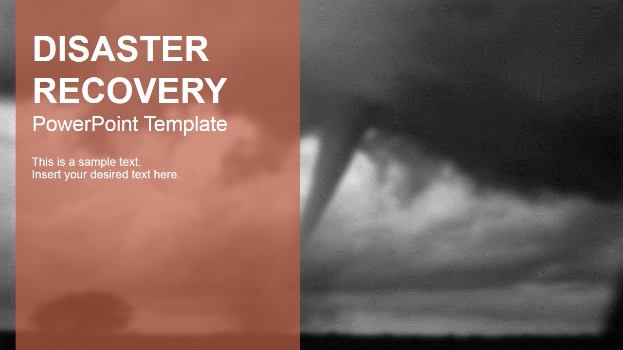 Disaster Recovery PowerPoint Template SlideModel