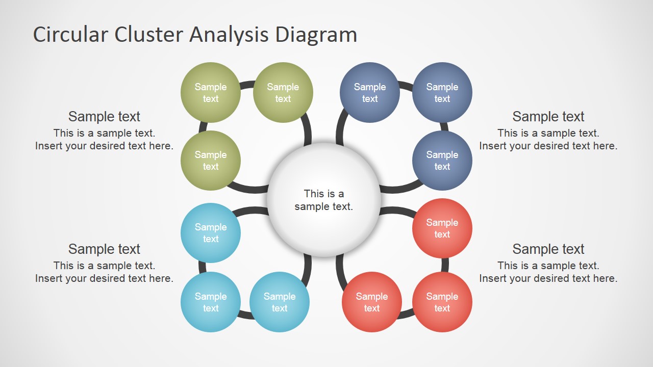 Cluster Analysis Concept Diagram for PowerPoint - SlideModel