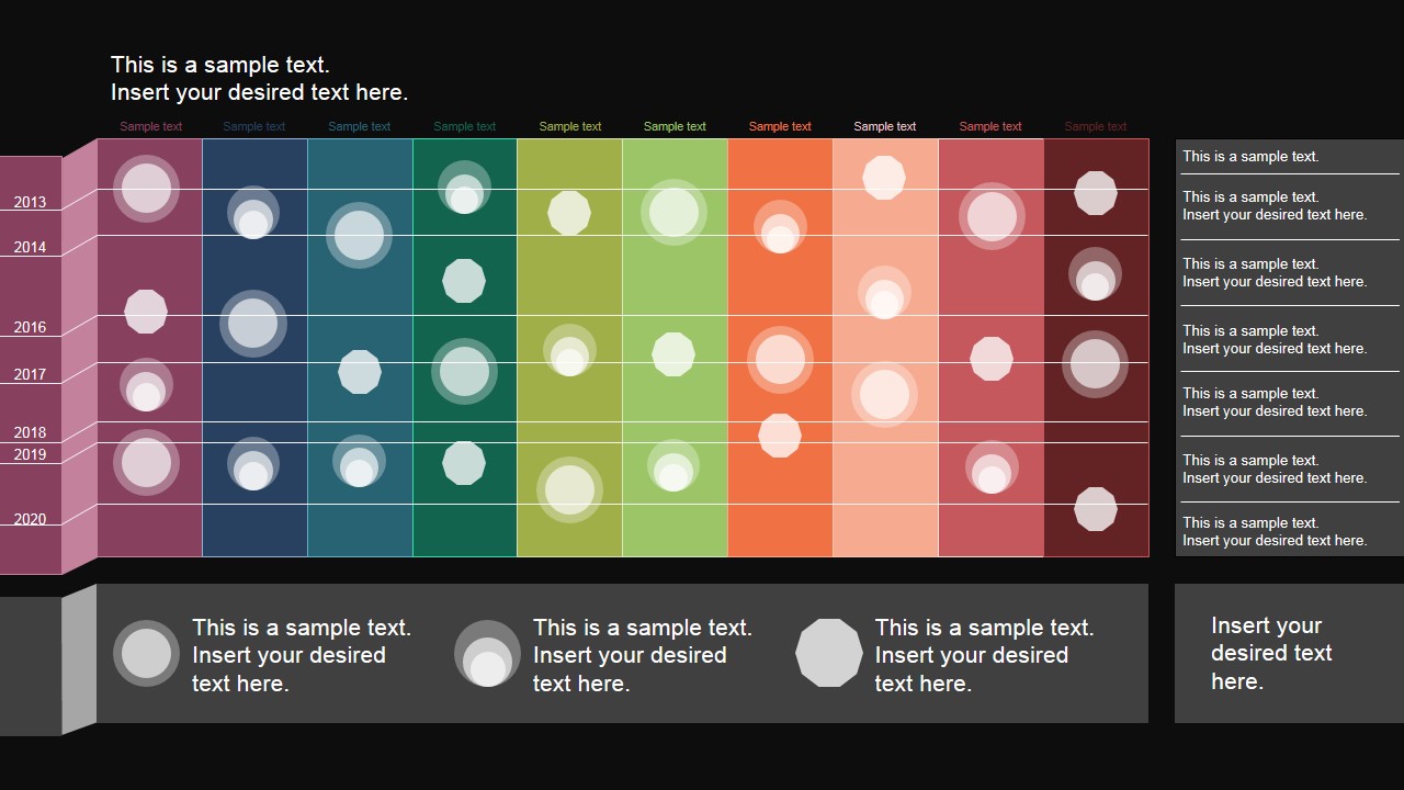 PowerPoint Timeline Matrix Layout - SlideModel