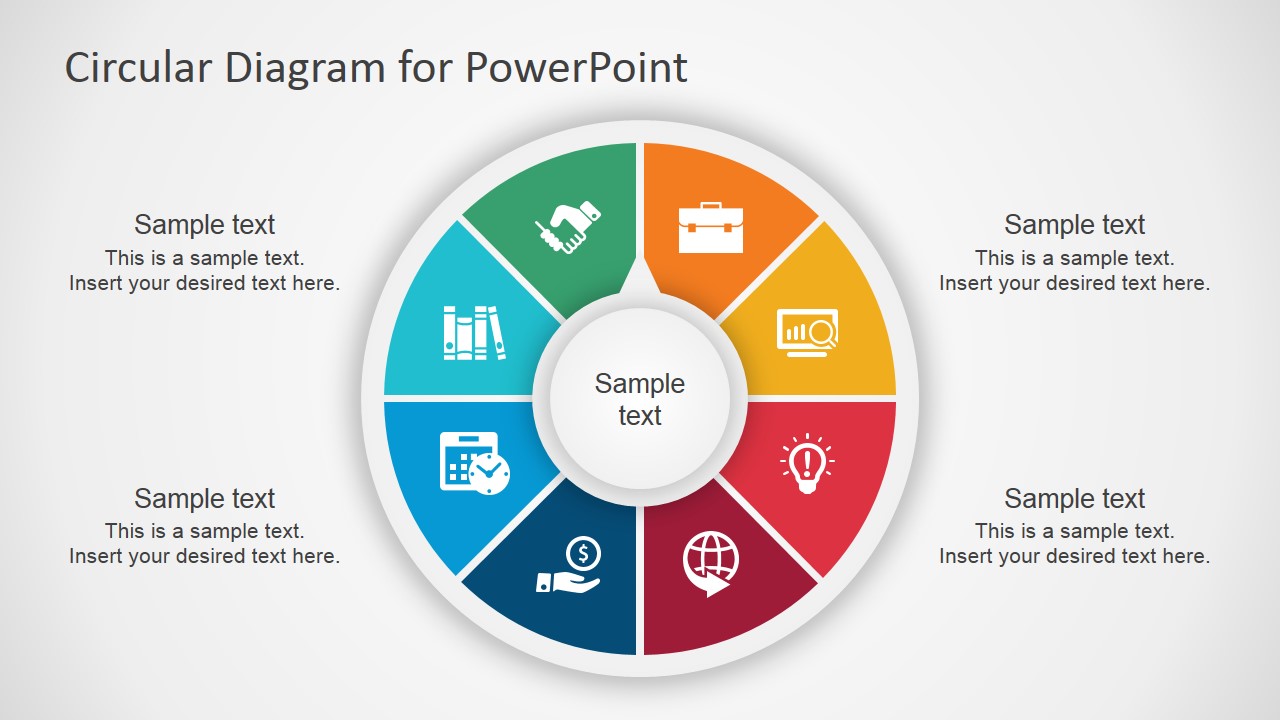 Step Creative Circular Diagram Powerpoint Template And Keynote Slide E