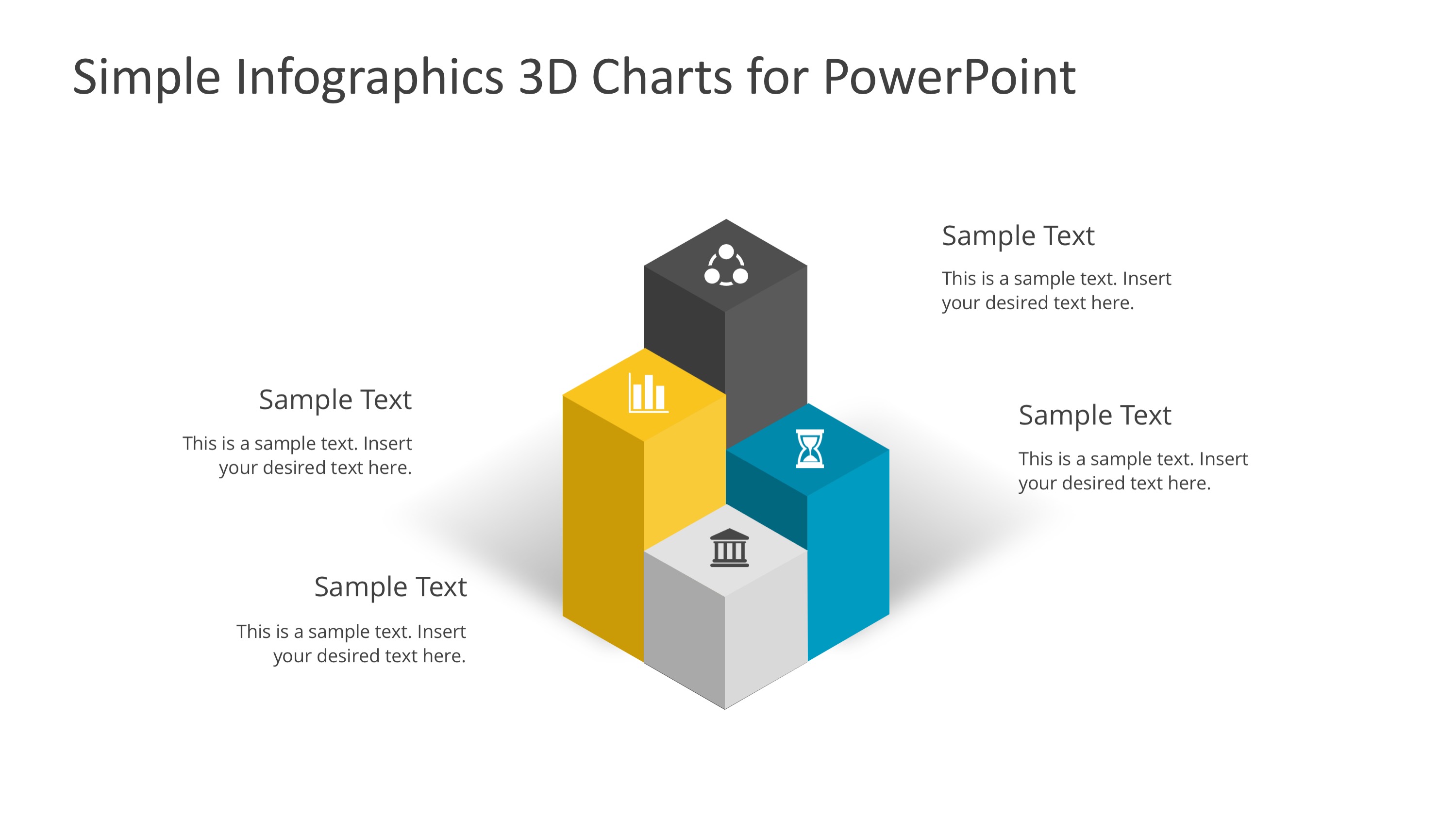 Simple Infographics 3d Charts For Powerpoint Slidemodel Riset