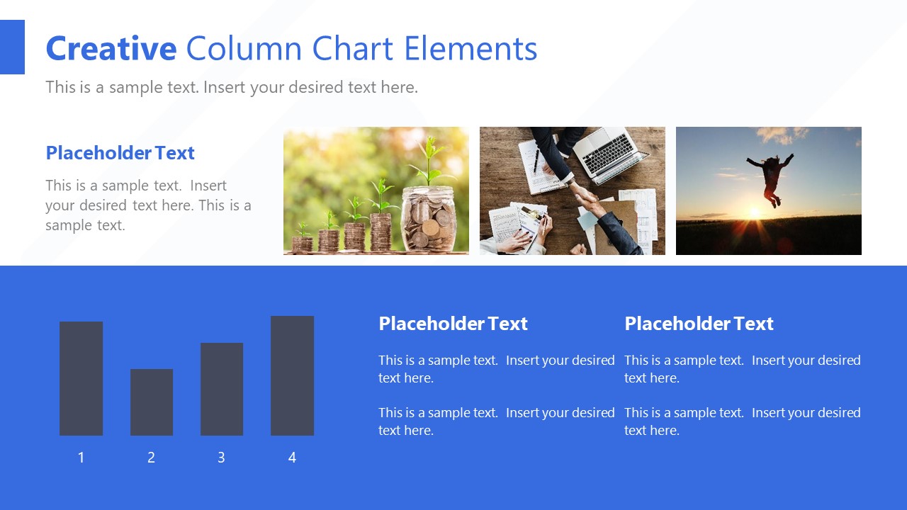 Creative Column Chart Elements Ppt Slidemodel The Best Porn Website