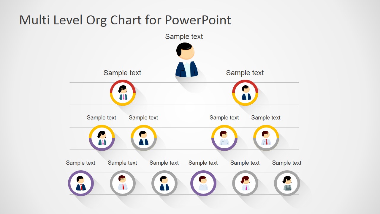 Apple Keynote Org Chart Template