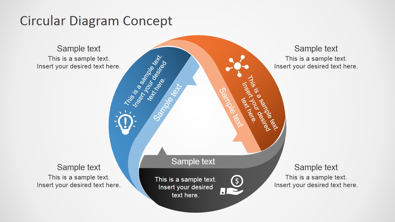 Free Circular Concept Diagram For Powerpoint