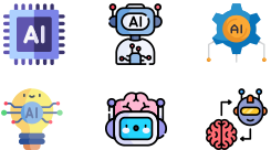 AI PowerPoint Icons for Presentations