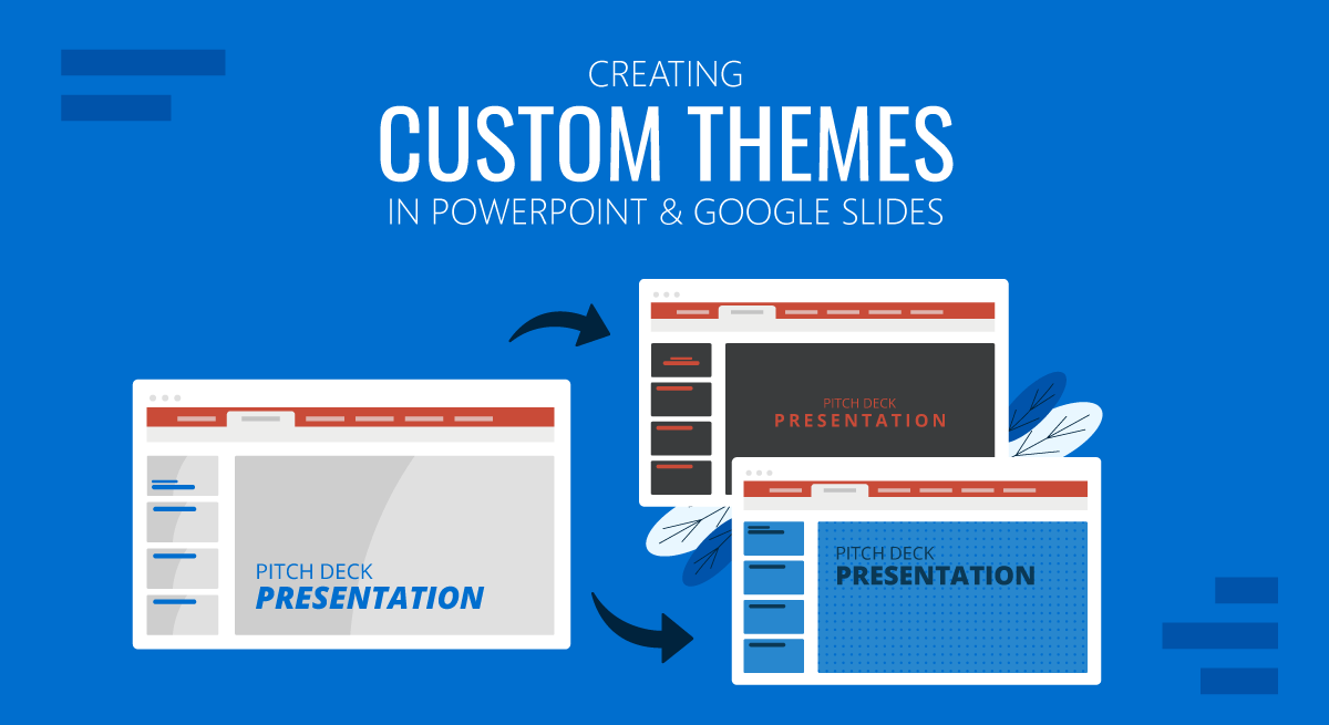 Cover for how to create custom themes in PowerPoint and Google Slides