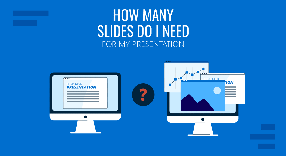 Cover for How Many Slides Do I Need for a Presentation guide by SlideModel