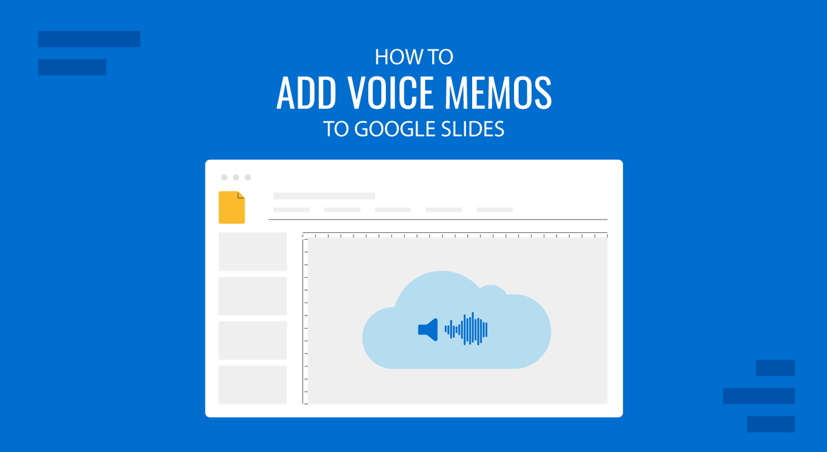 Cover for how to add voice memos to Google Slides