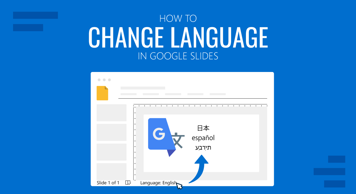 cover for how to change language in Google Slides