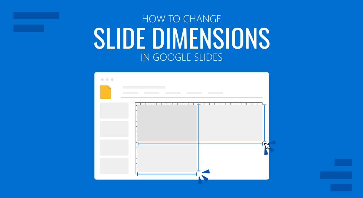 Couverture pour savoir comment modifier les dimensions dans Google Slides