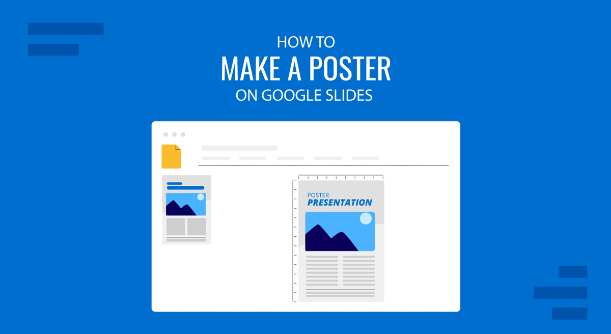 Cover for How to Make a Poster on Google Slides