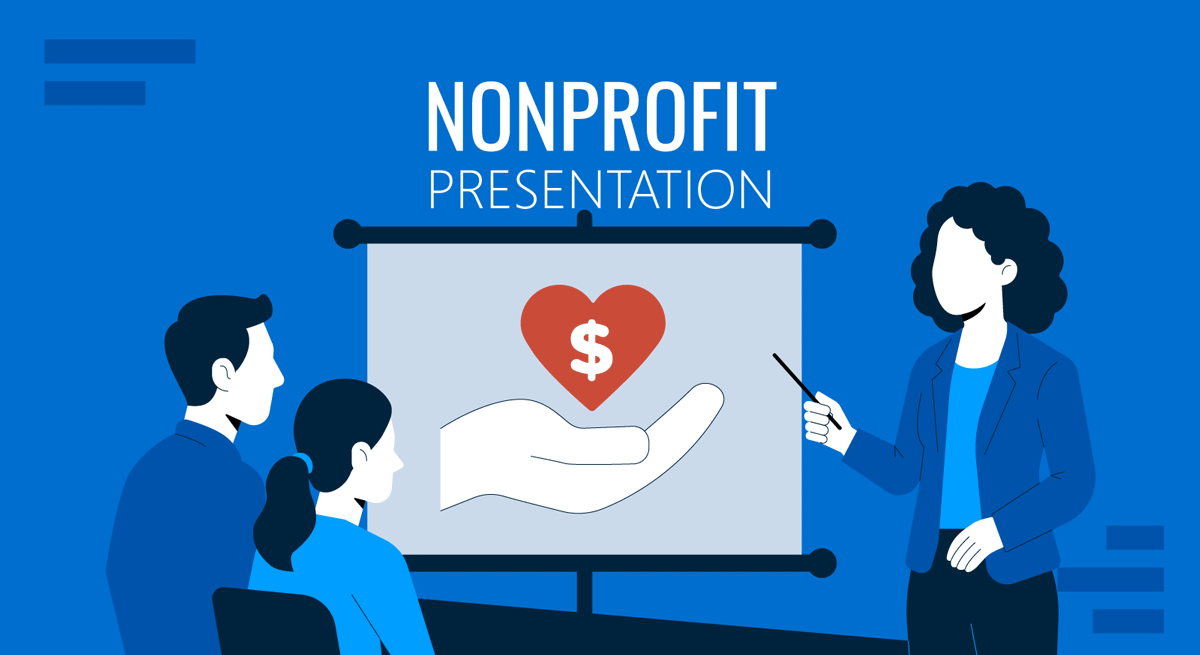 Cover for How to Create a Nonprofit Presentation guide by SlideModel