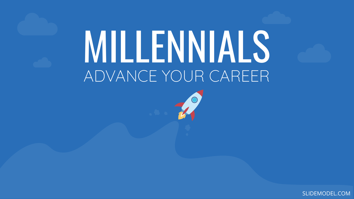 Carreer Advance Millennial PPT Template Ways to Advance Your Career if You're a Millennial PPT Template
