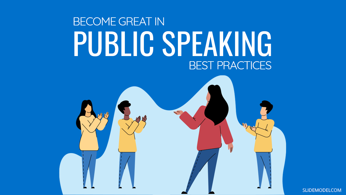 How to Become Great in Public Speaking: Presenting Best Practices PPT Template (Public Speaking Tips)