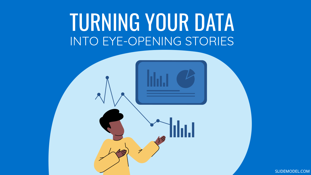 Turning Your Data into Eye-opening Stories PPT Template Turning Your Data into Eye-opening Stories PPT Template