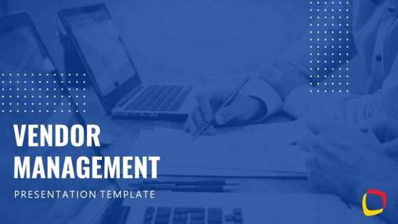 Title Slide Template for Vendor Management Slide Deck