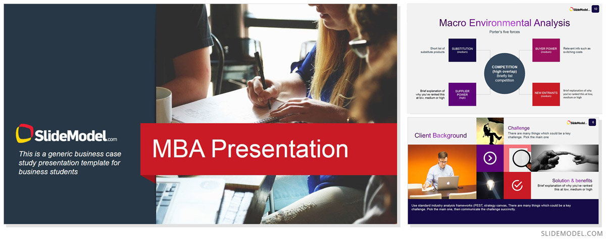 presentation template mba