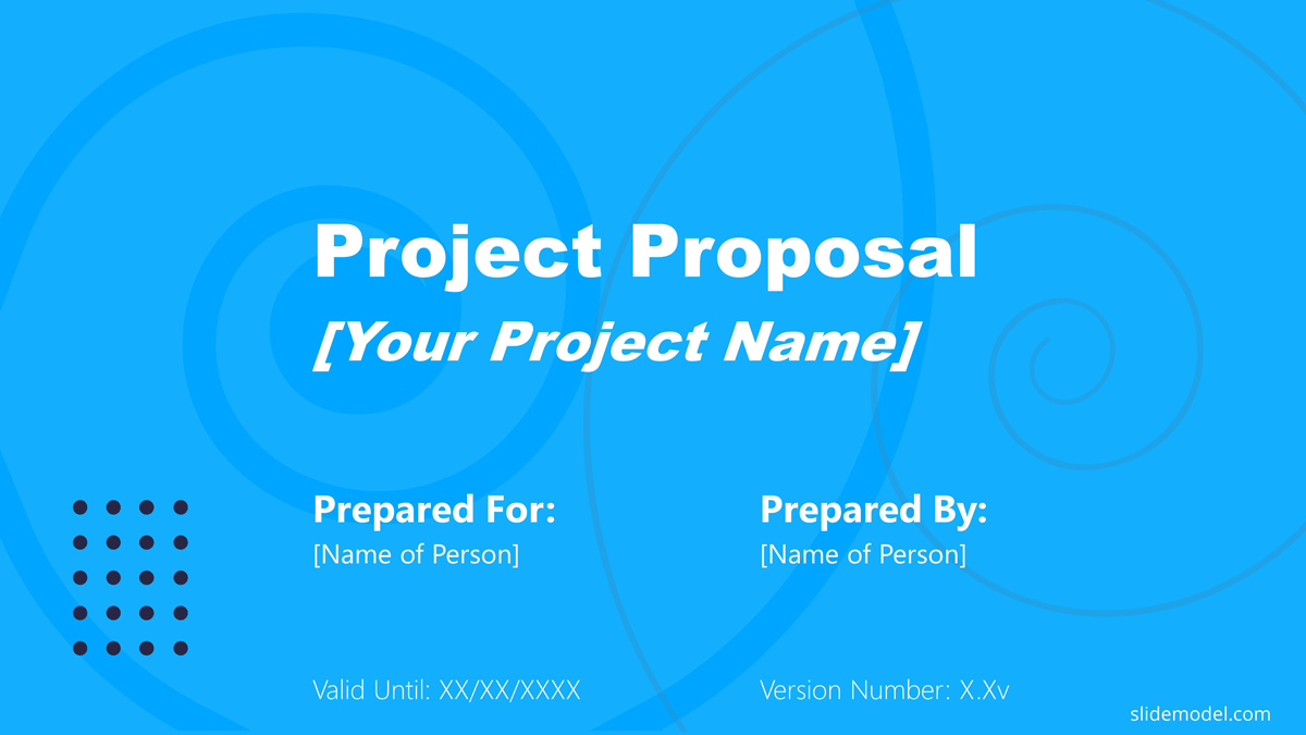 Project Proposal Cover Slide Template