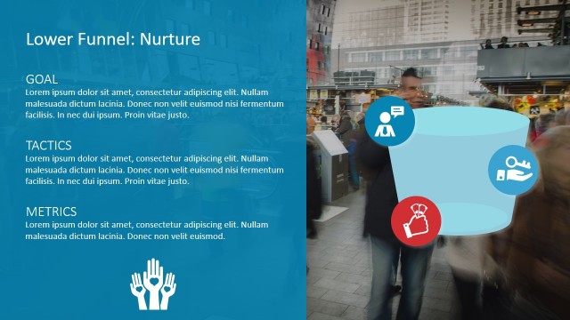 Lower Funnel Nurture Step for PowerPoint