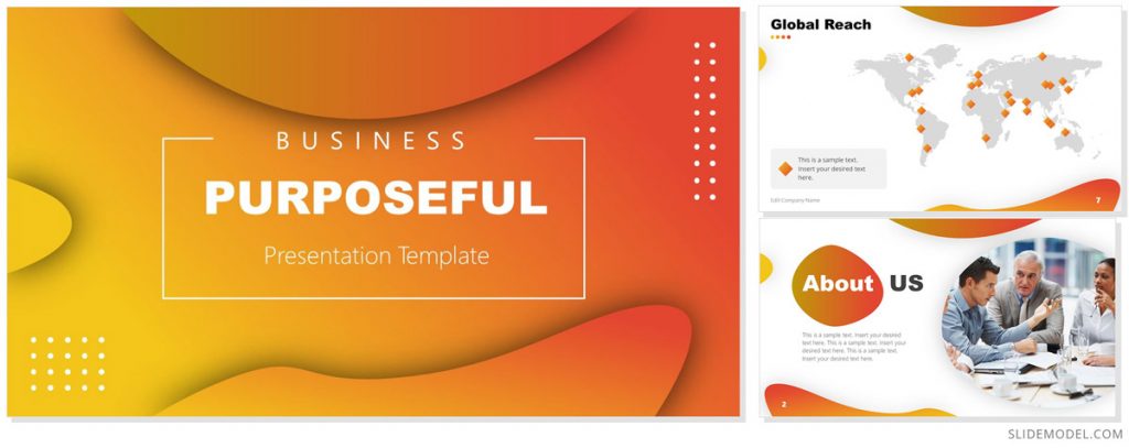 Business Purposeful PowerPoint Template General Purpose PowerPoint Themes