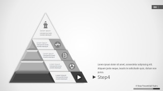 4 Segments 3D Pyramid Template