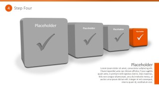 PowerPoint Diagram 3D Checklist