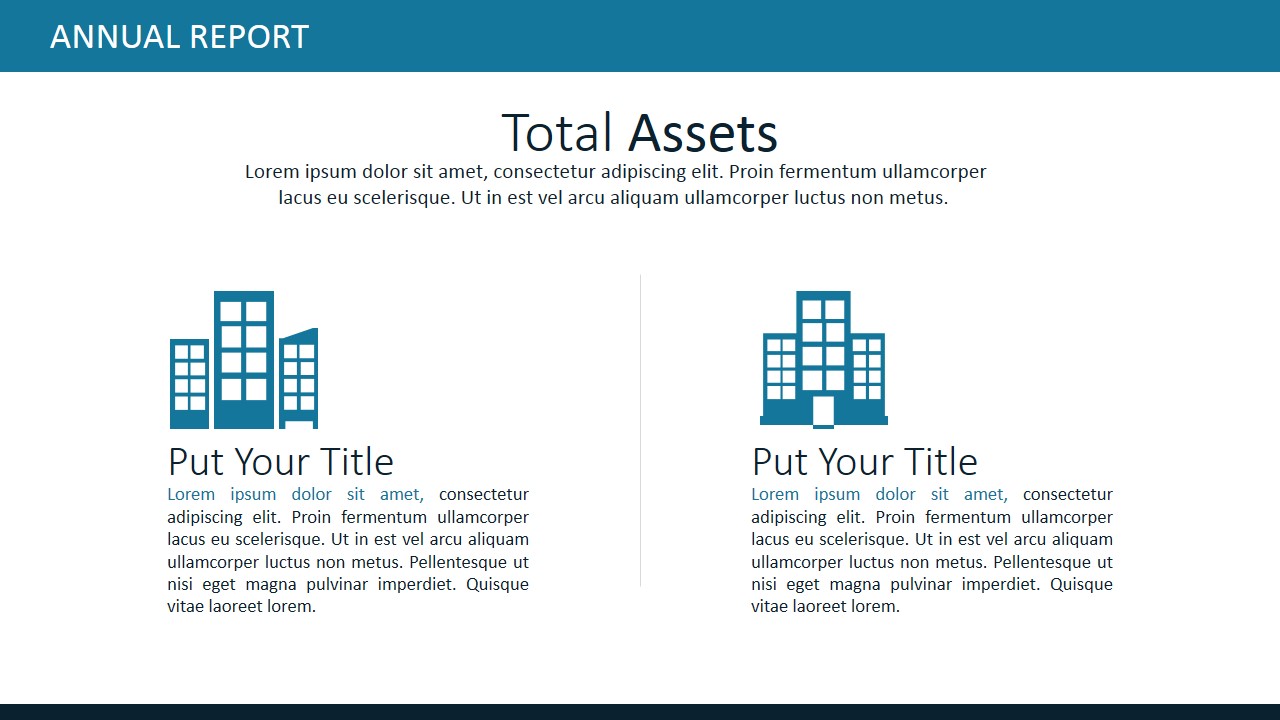 PPT Template for Total Assets