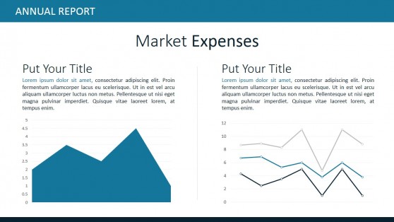 Market Expenses Data Driven Slide Design