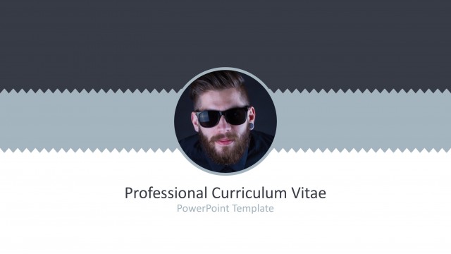 Professional Curriculum Vitae PowerPoint Template
