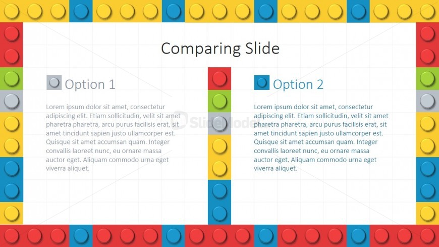 PPT Template Lego Theme Layout