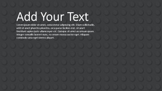 PPT Template Black Background Lego Theme