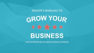 Grow Your Business PowerPoint Cover Slide 