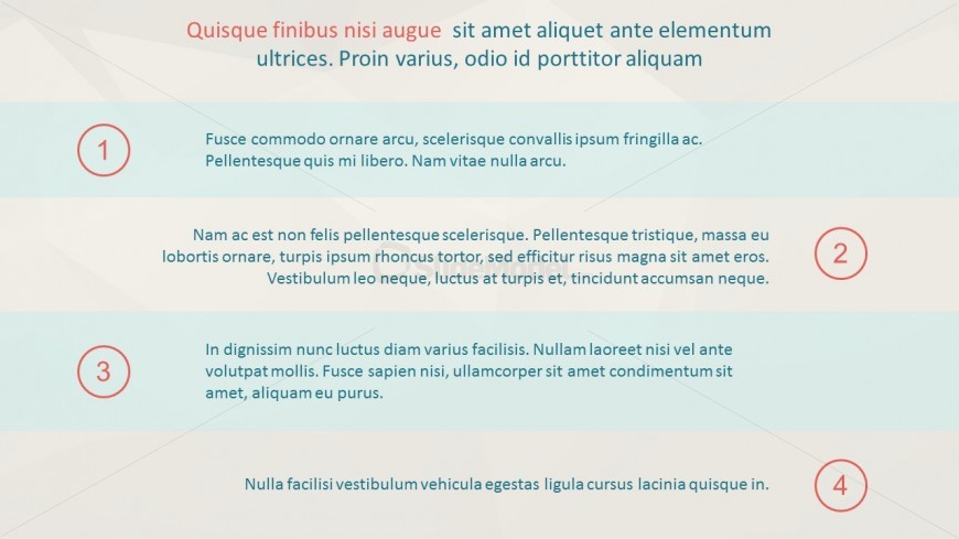 4-Staged Business Cycle PowerPoint Templates 