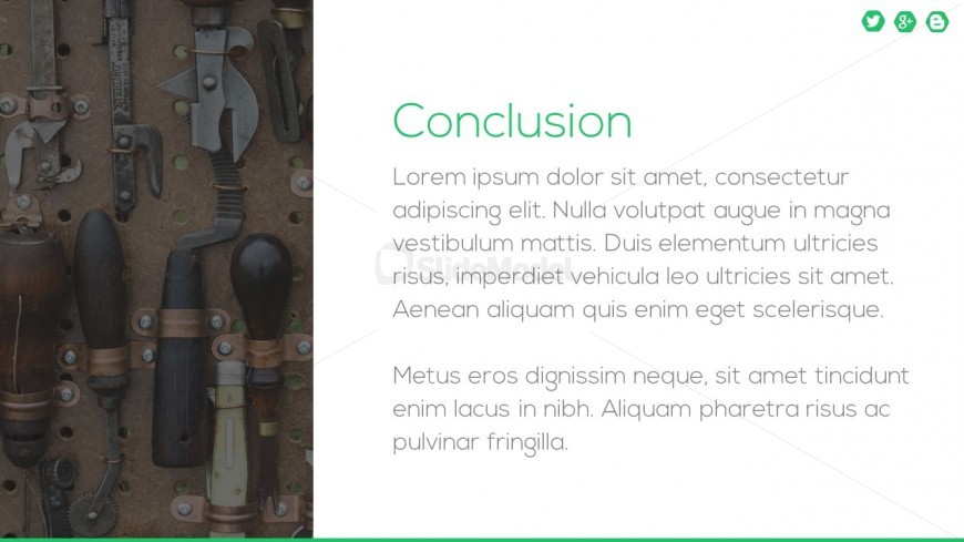 List Of Tools PowerPoint Templates For Digital Marketing