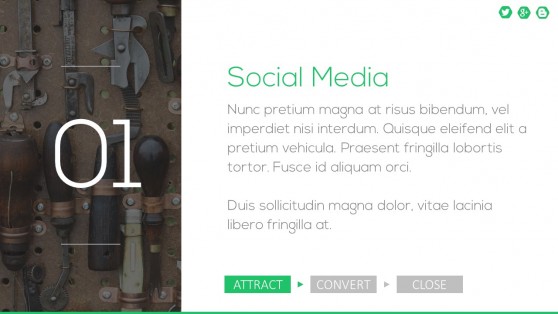 Social Media PowerPoint Template Presentation