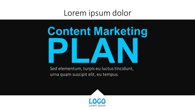 Comprehensive Content Marketing Plan For Small Medium Enterprise