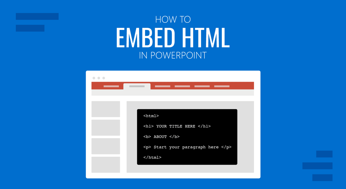 Cover for How to Embed HTML in PowerPoint