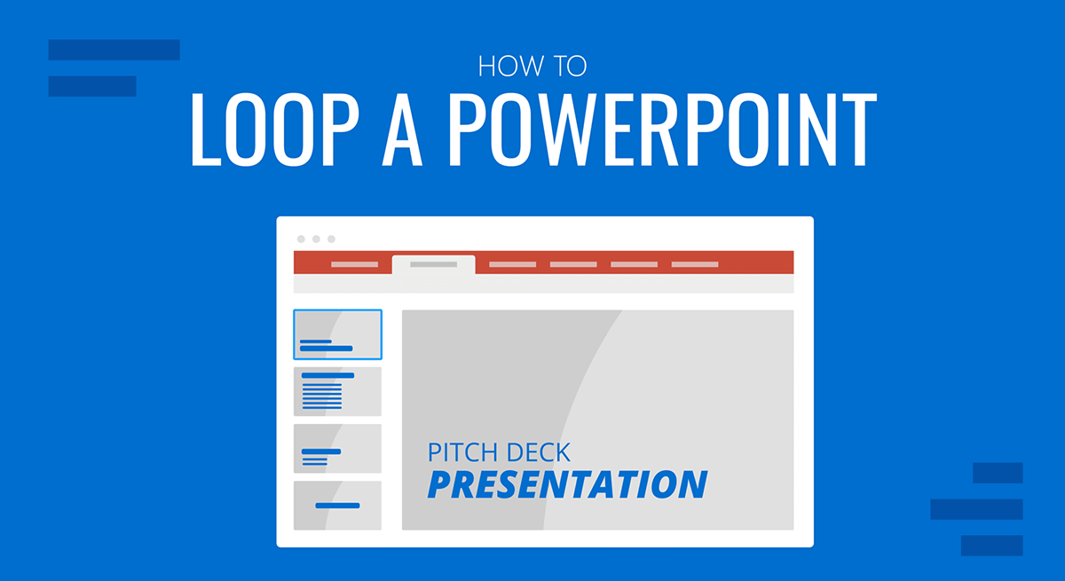 Cover for how to loop a PowerPoint