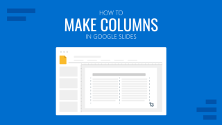 google presentation columns