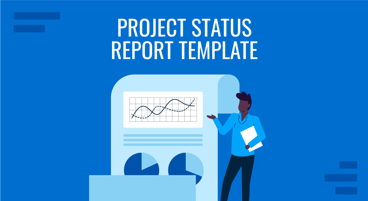 Cover for Project Status Report Template