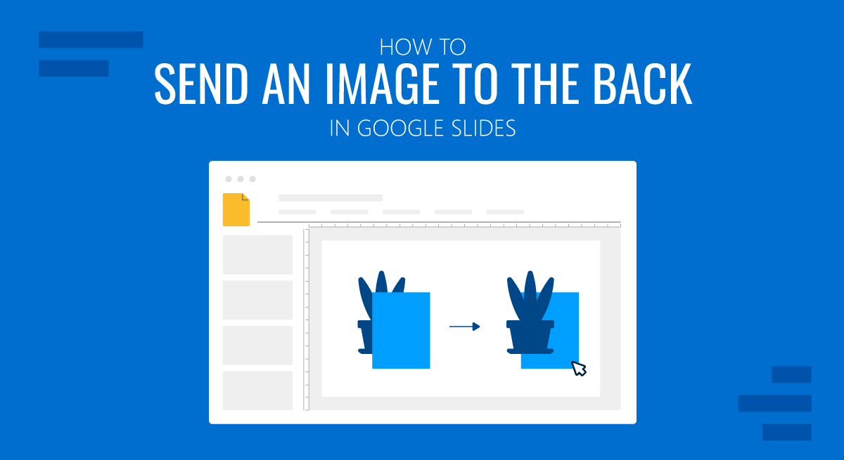 Cover for how to send an image to the back in Google Slides