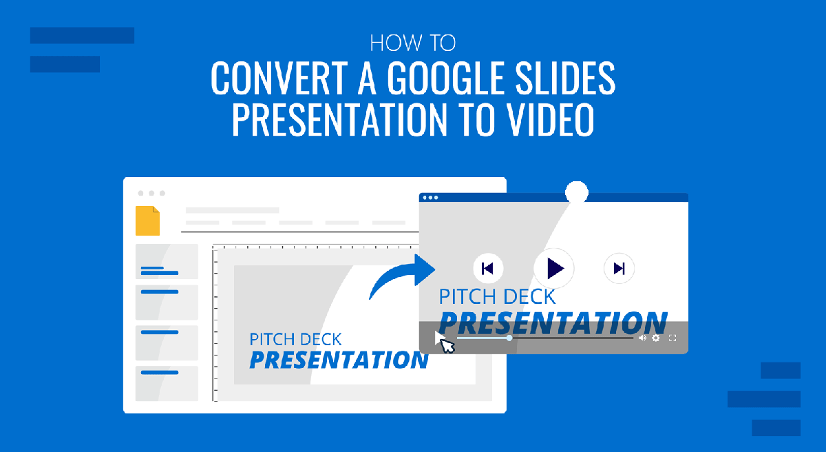 google presentation how to play a video