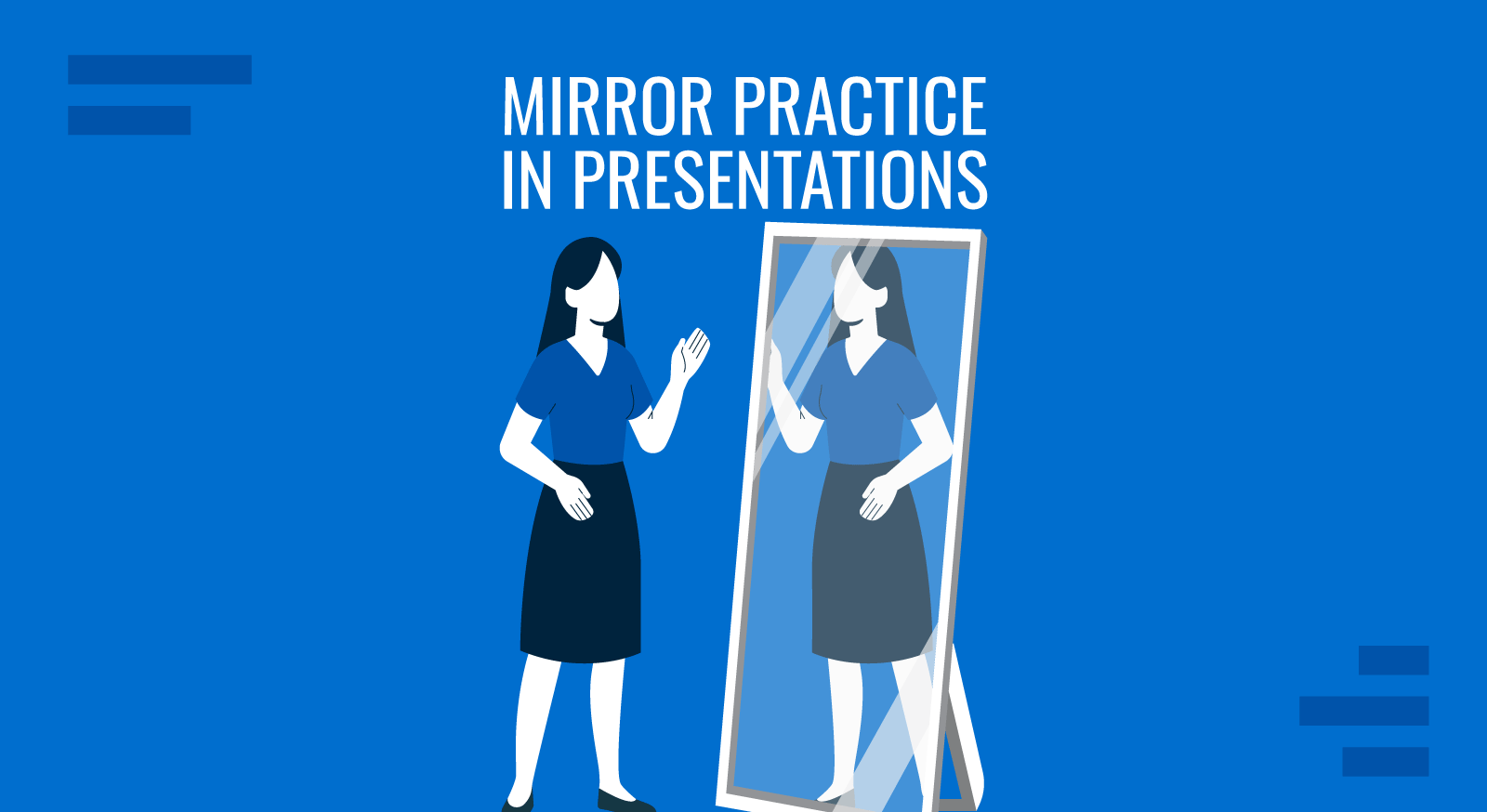 Cover for Public Speaking Guide on Mirror Practice by SlideModel