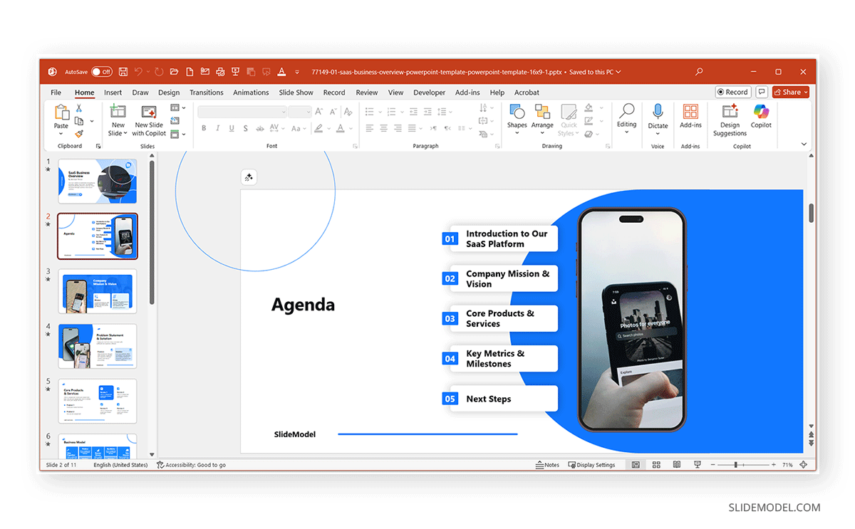 Convert docx to PPTX manually result